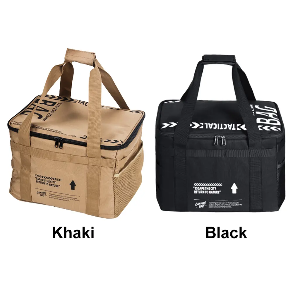 20 L Picnic Bag Outdoor Camping Organizers Large Capacity Storage Bag for Beach Picnic Road Trip Travel for Family Activities