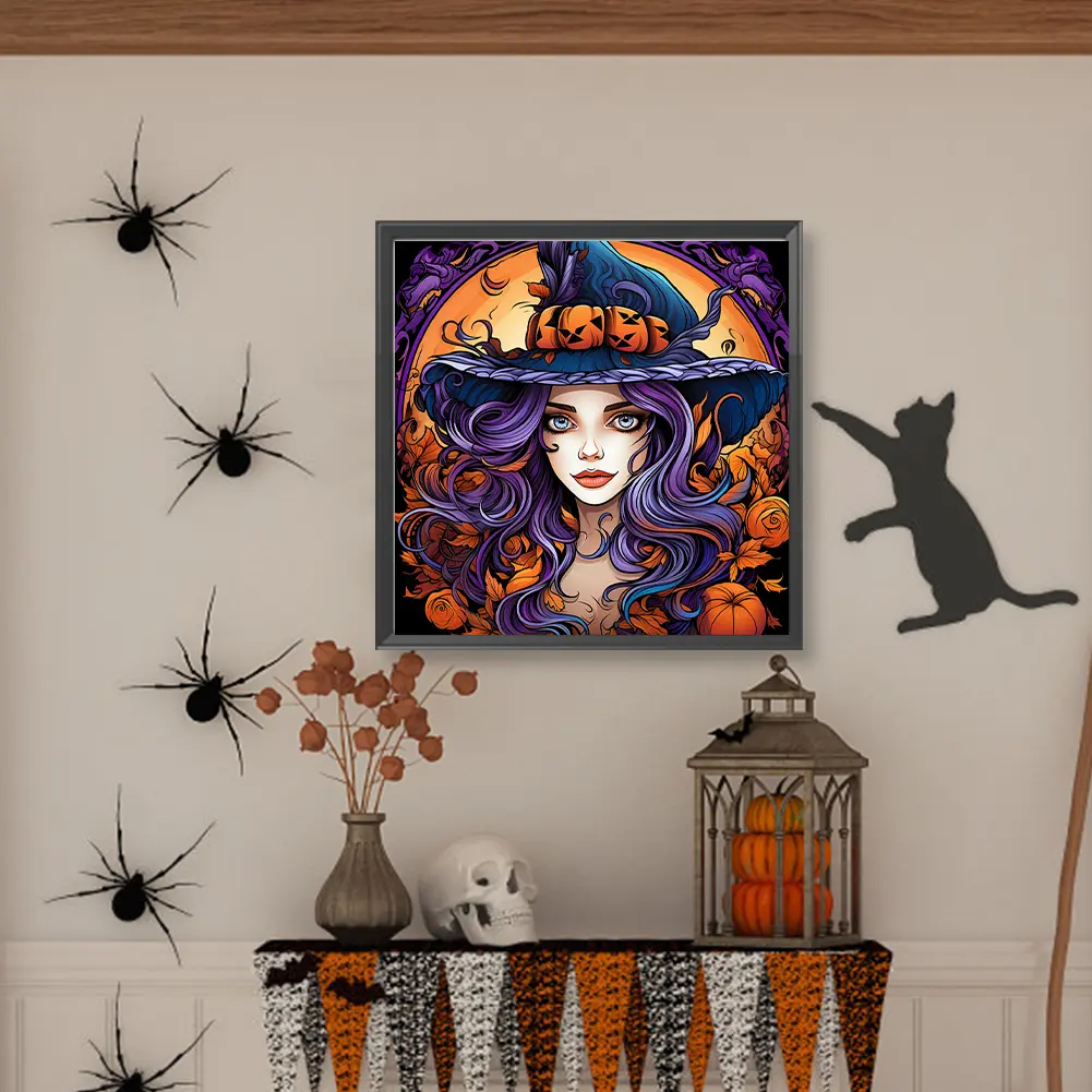 5D DIY Full Round Drill Girl Diamond Painting Kit 40x40cm Diamond Art Painting Kits Adult Craft Mosaic Paintings Home Decor