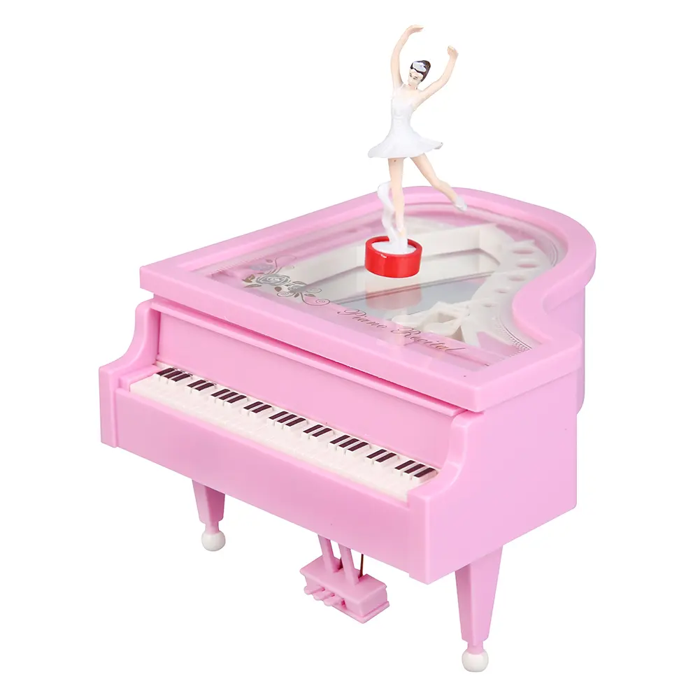 Dancing Ballerina Music Box Romantic Classic Piano Musical Box Exquisite Creative Fashion Eco-friendly for Birthday Wedding Gift