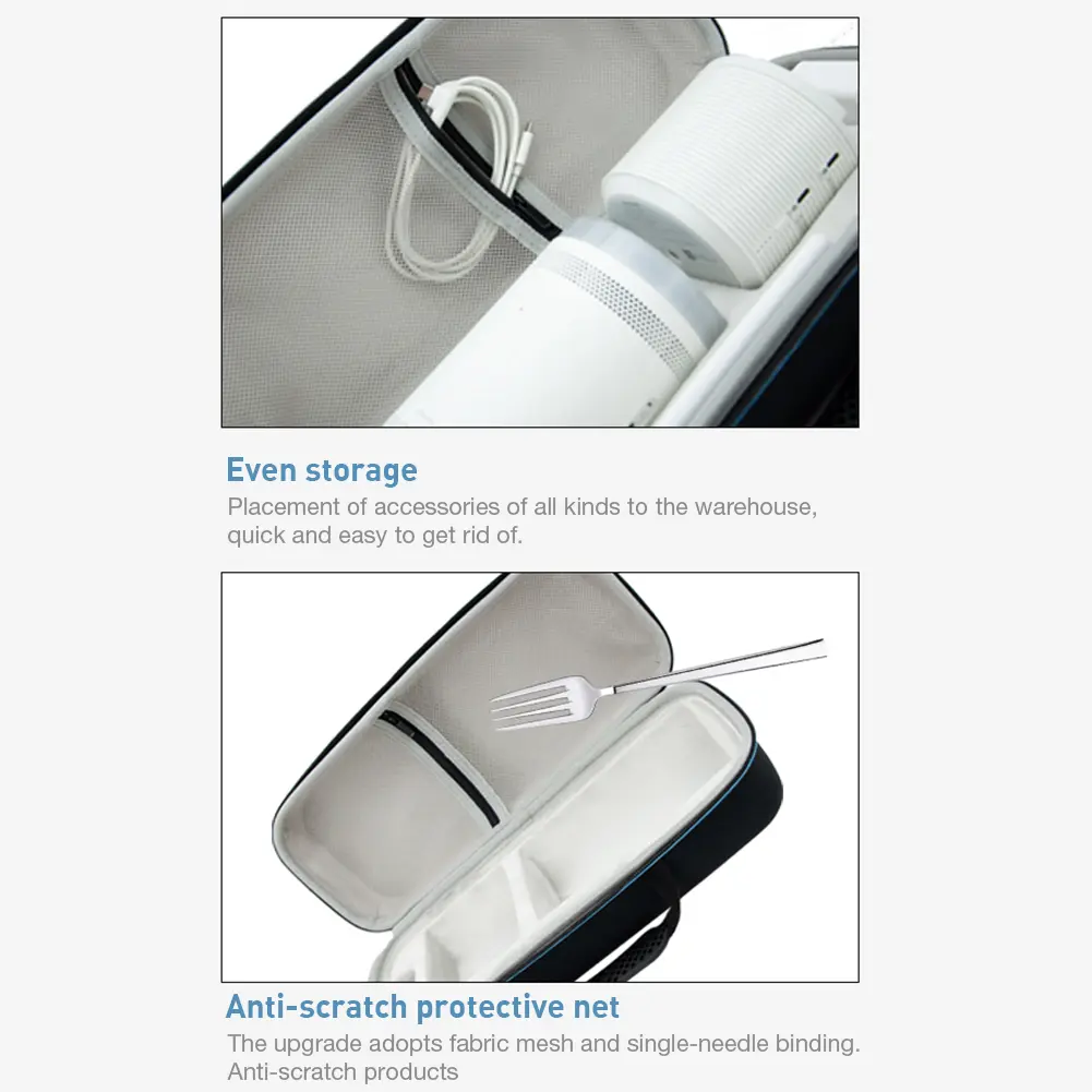 Portable Carrying Case Multifunctional Zipper Projector Bags Dustproof Projector Storage Bag Waterproof for Samsung TheFreestyle