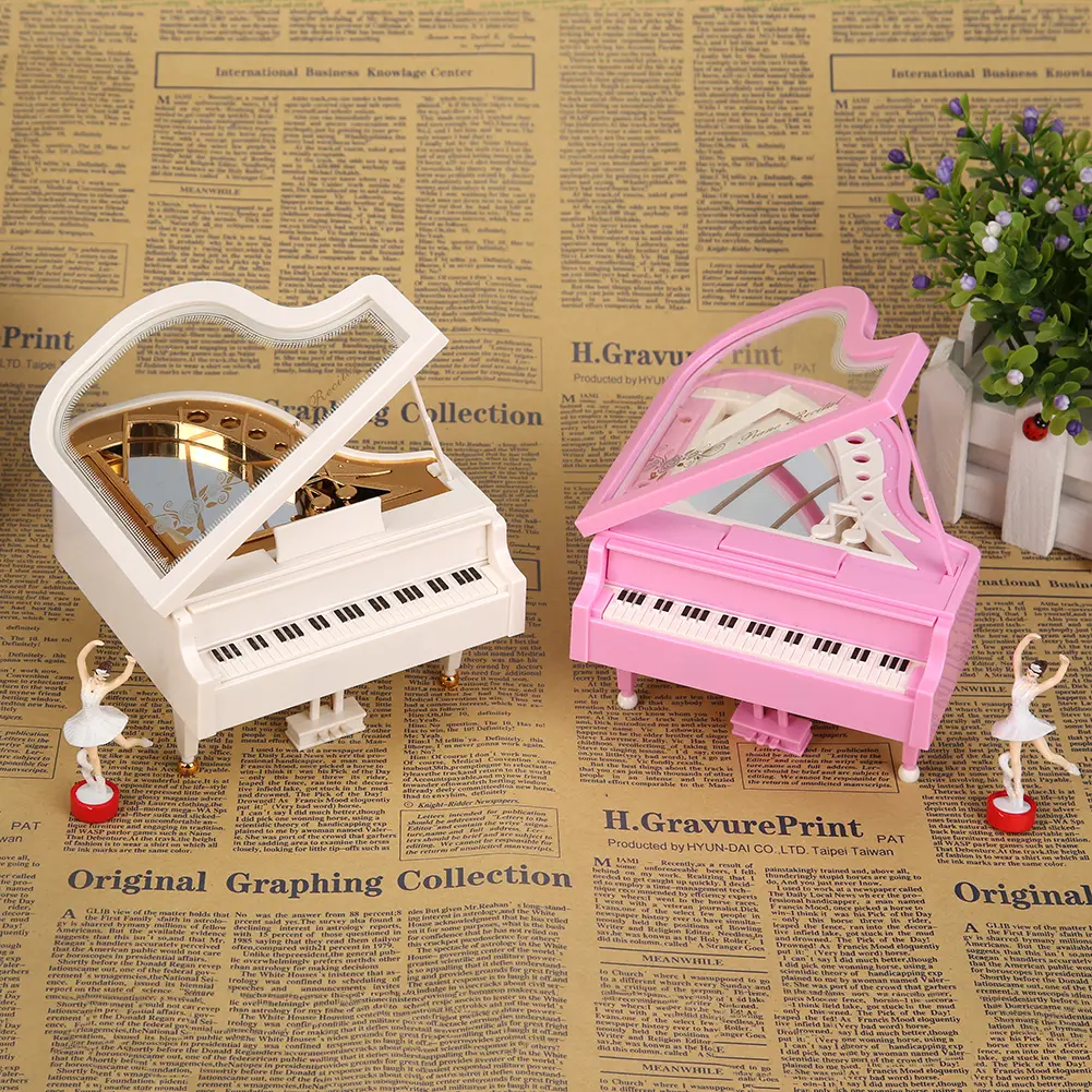 Dancing Ballerina Music Box Romantic Classic Piano Musical Box Exquisite Creative Fashion Eco-friendly for Birthday Wedding Gift