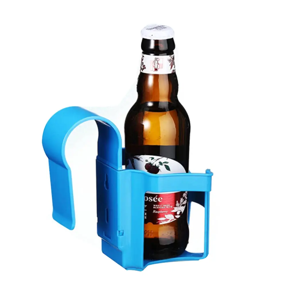 Plastic Drinks Cup Holder for Above Ground Swimming Pool No Spill Drink Holder for 2 Inch Or Less Poolside Round Top Bar