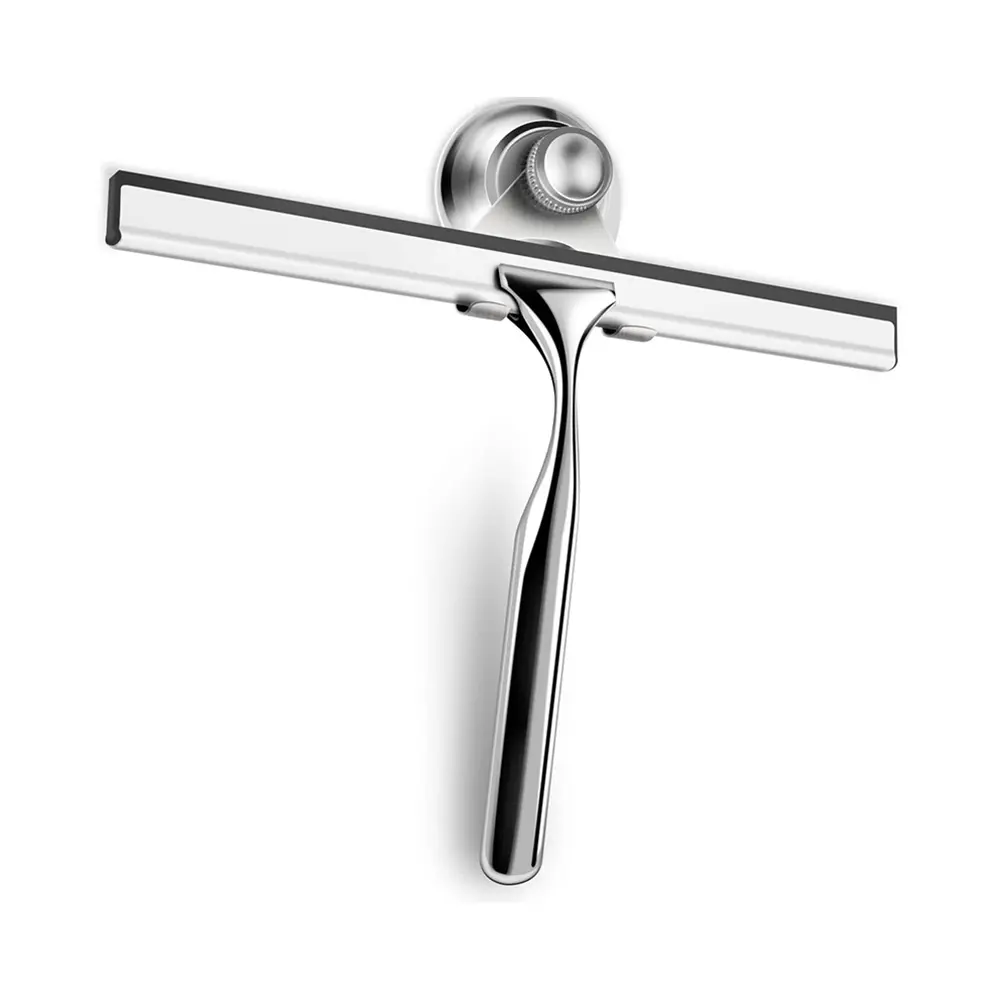 Stainless Steel Shower Squeegee Wiper Brush Multifunctional Shower Mirror Squeegee Corrosion Resistance Household Cleaning Tool