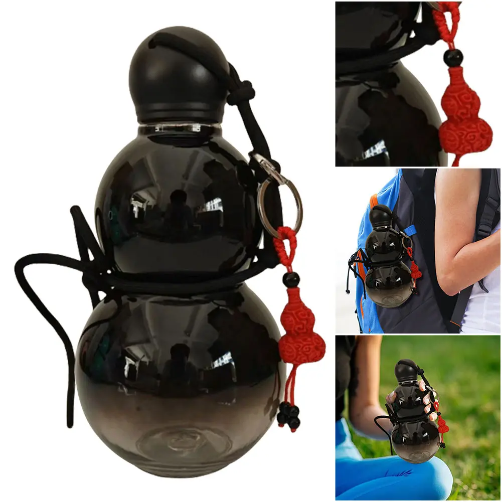 Vintage Chinese Retro-Inspired Gourd Water Bottle Water Kettle Gourd Sports Water Bottle Travel Water Bottle Gifts for Game Fans