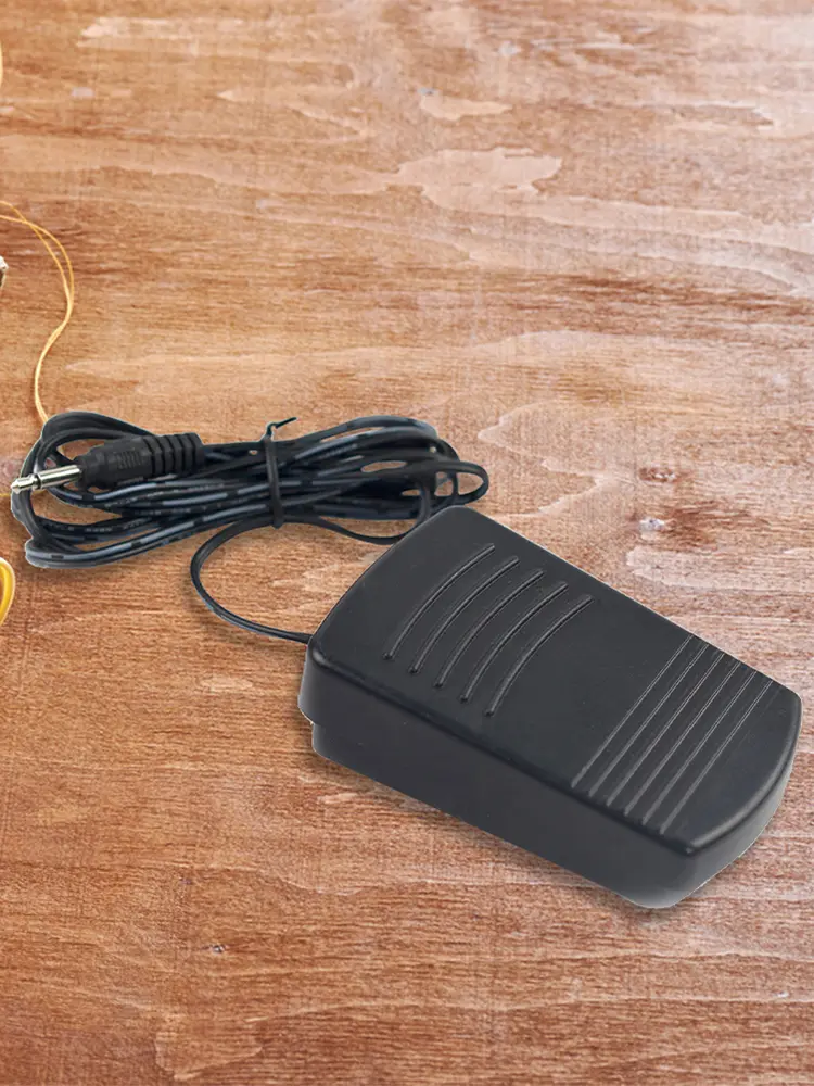 Sewing Machine Foot Control Pedal with Power Cord Foot Pedal Adjustor Control Universal Household Anti-slip for Fanghua 202 505