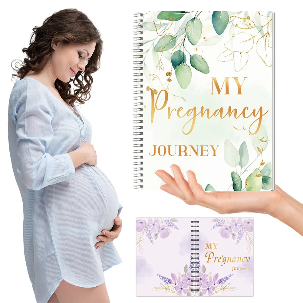 Pregnancy Journal Memory Book with Stickers Pregnancy Baby Memory Book Pregnancy Weekly Organizer for First Time Mom