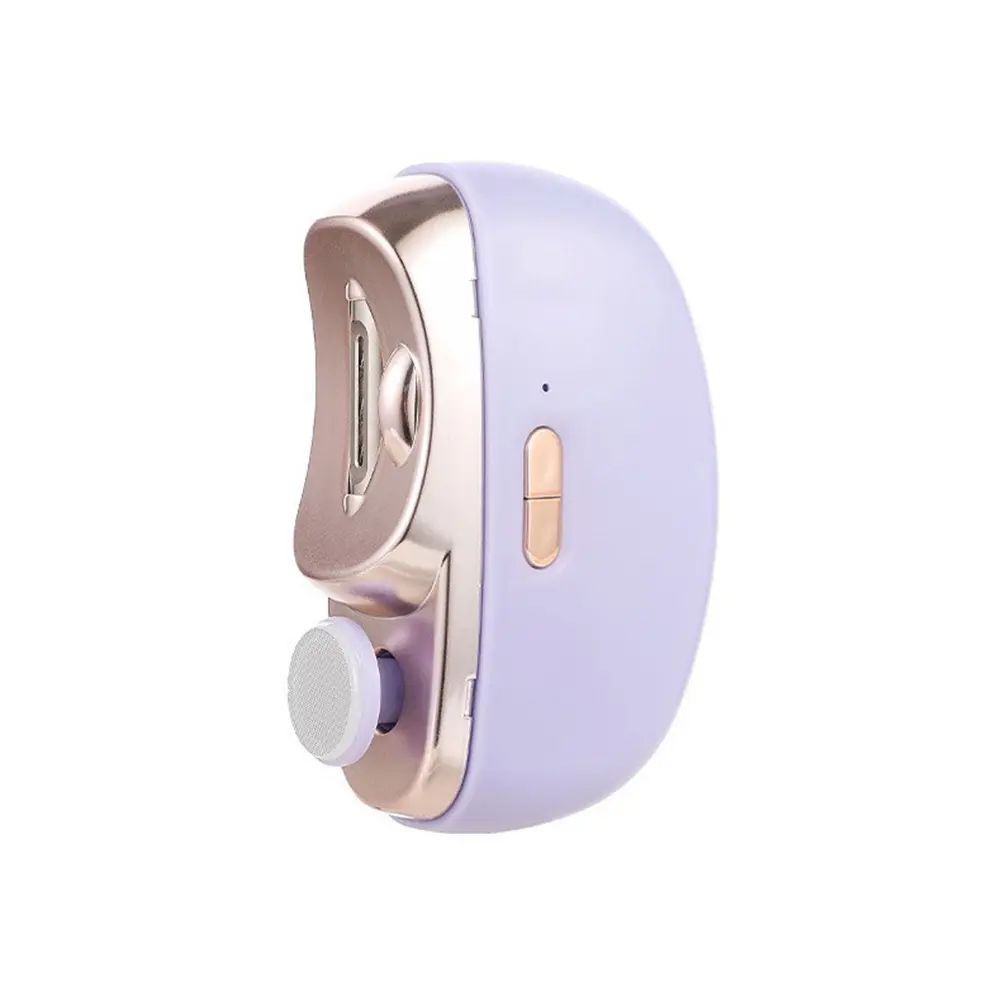 2-in-1 Electric Nail Clippers with LED Light for Easy Polishing and Trimming Ideal for Babies Kids and Adults