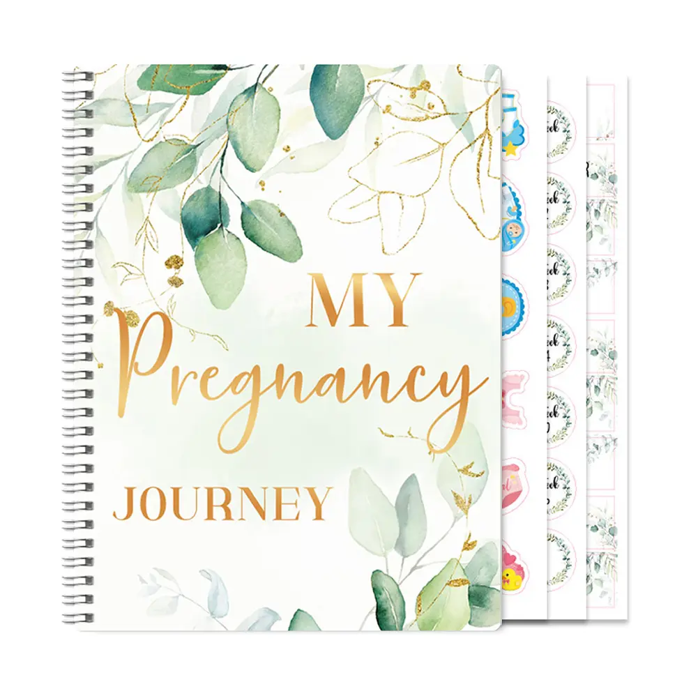 Pregnancy Journal Memory Book with Stickers Pregnancy Baby Memory Book Pregnancy Weekly Organizer for First Time Mom