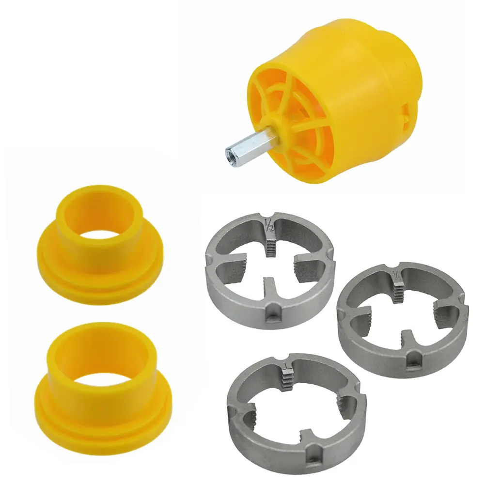 Thread Maker Tools Kit Plastic Pipe Thread Die Kit Plumbing Thread Tools Water Pipe Die Tap Set Electric Drill Accessories