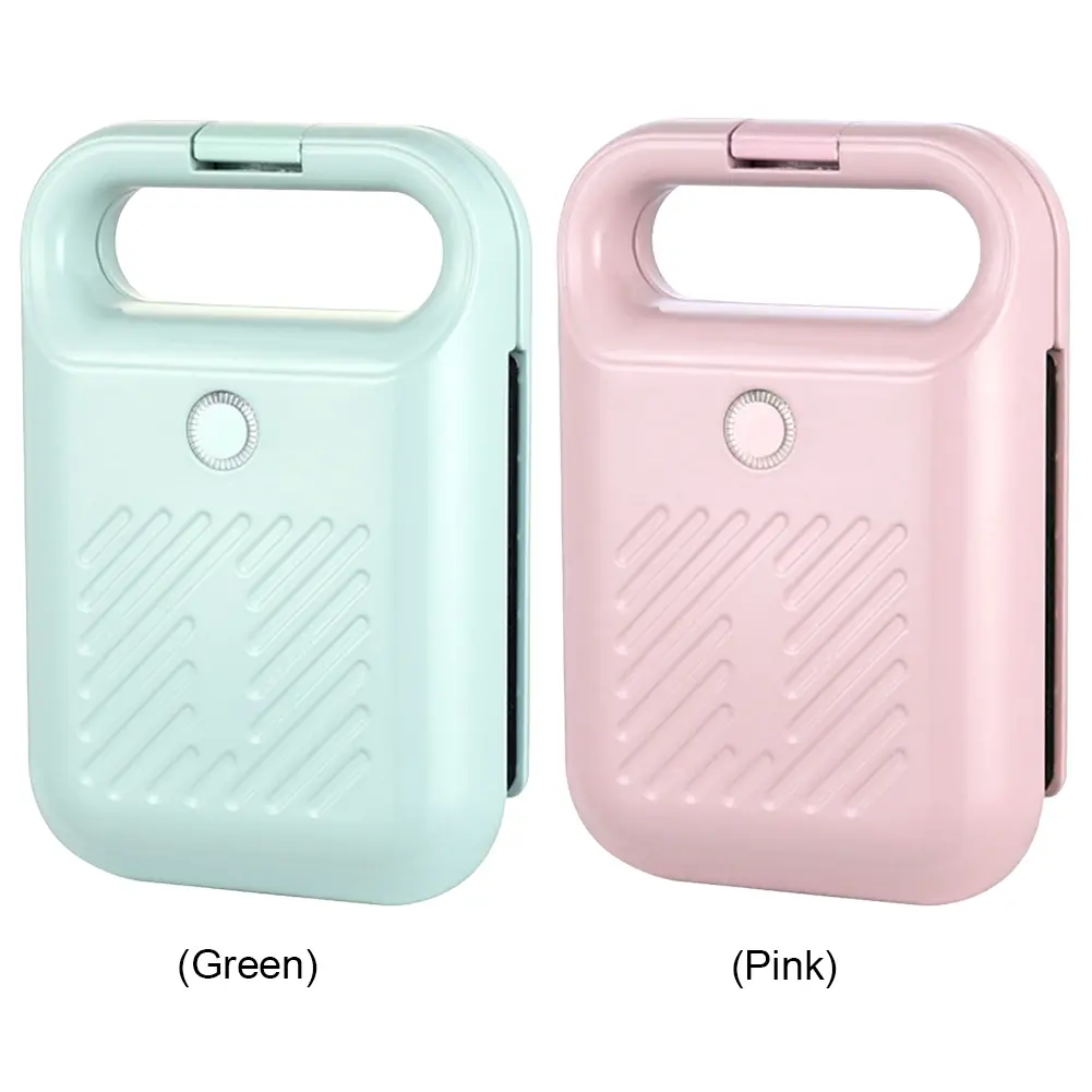 Electric Sandwich Maker Bread Presser with Non-Stick Coating Home Toaster Light Food Making Machine for Meat Beef Omelette