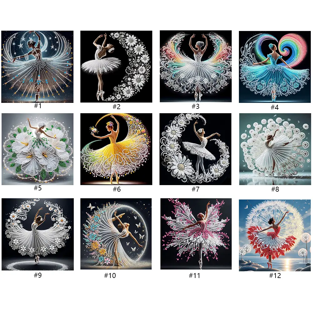 5D DIY Partial Special Shaped Drill Girl Diamond Painting Kit 30x30cm Diamond Art Painting Kit Craft Mosaic Paintings Home Decor