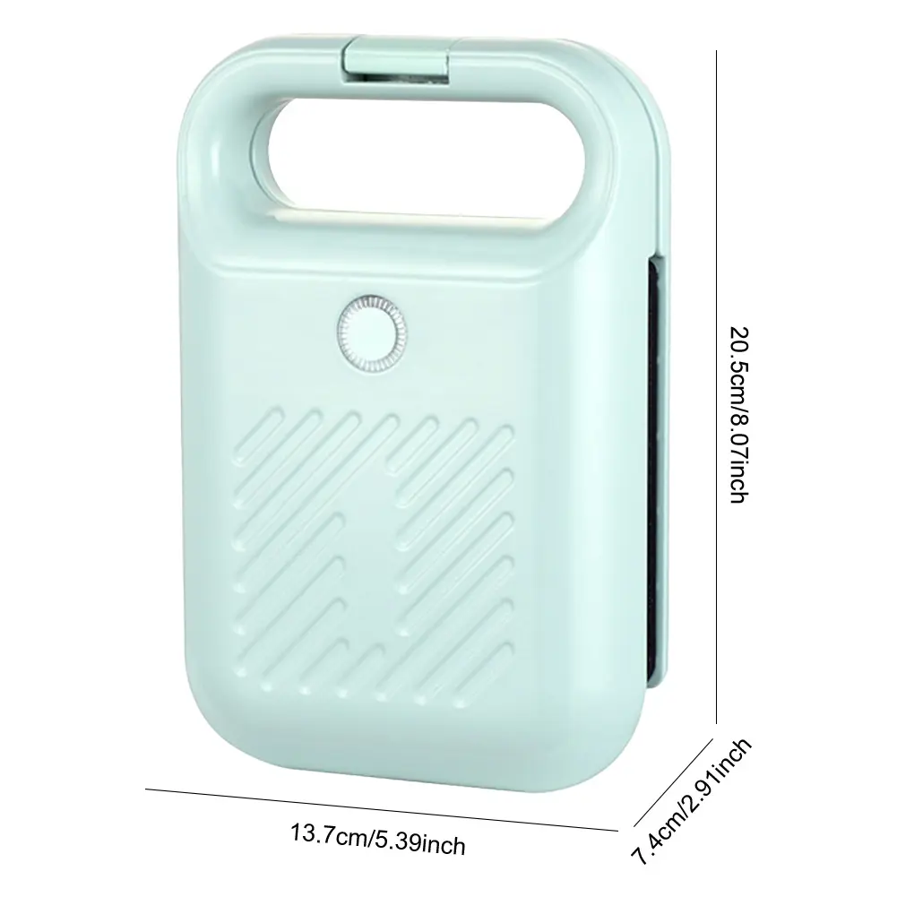 Electric Sandwich Maker Bread Presser with Non-Stick Coating Home Toaster Light Food Making Machine for Meat Beef Omelette