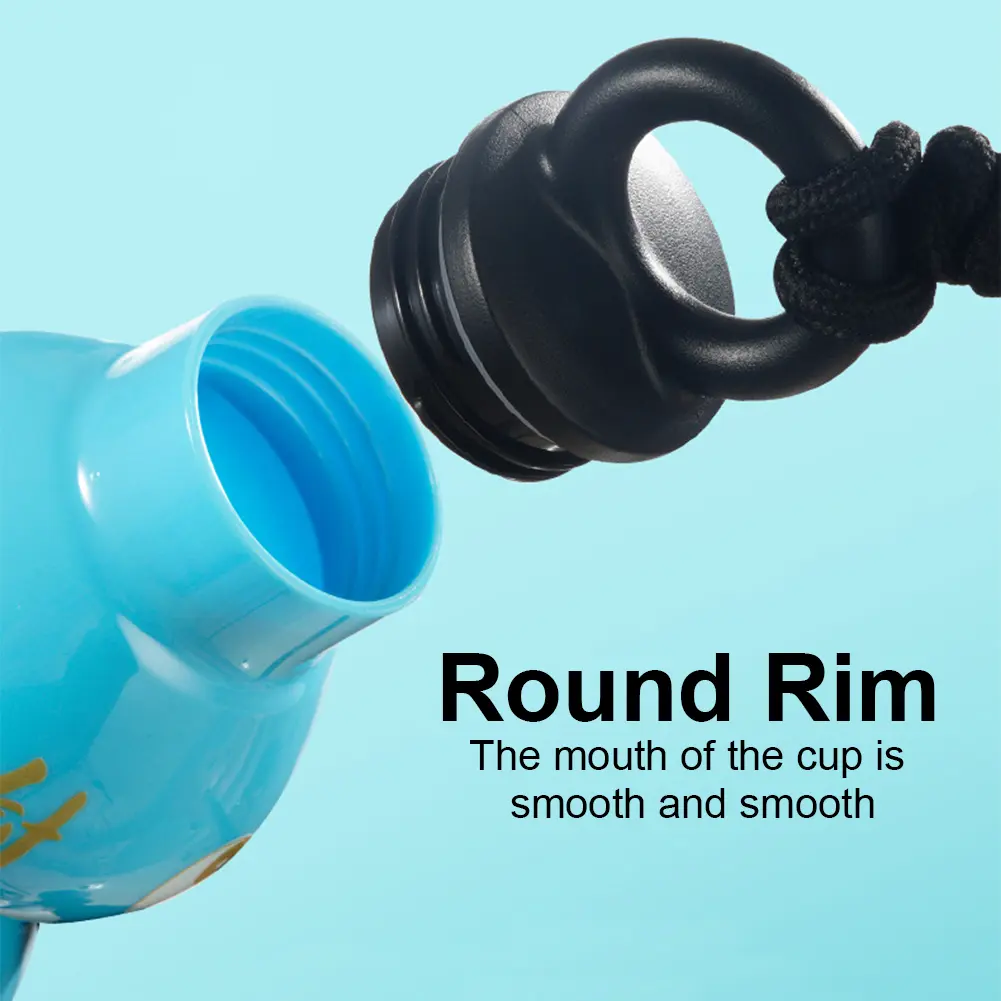 800ml Gourd Water Bottle Child Water Gourd Kettle Chinese Retro-Inspired Wu Kong Leakproof Water Jug for School Children Gift