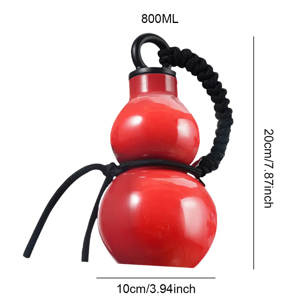 800ml Gourd Water Bottle Child Water Gourd Kettle Chinese Retro-Inspired Wu Kong Leakproof Water Jug for School Children Gift
