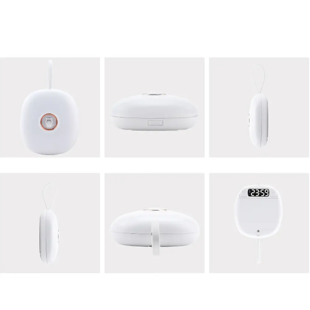 Silent Vibrating Alarm Clock Snooze Powerful Wake Up Alarm Clock 2 Vibrating Modes Multifunctional for Students Bedroom