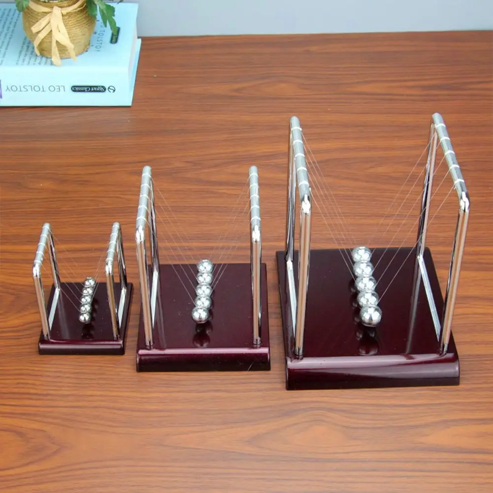 Newtons Cradle Balance Balls School Teaching Supplies Physics Science Pendulum Desk Toy Stress Relief Gifts Home Decoration