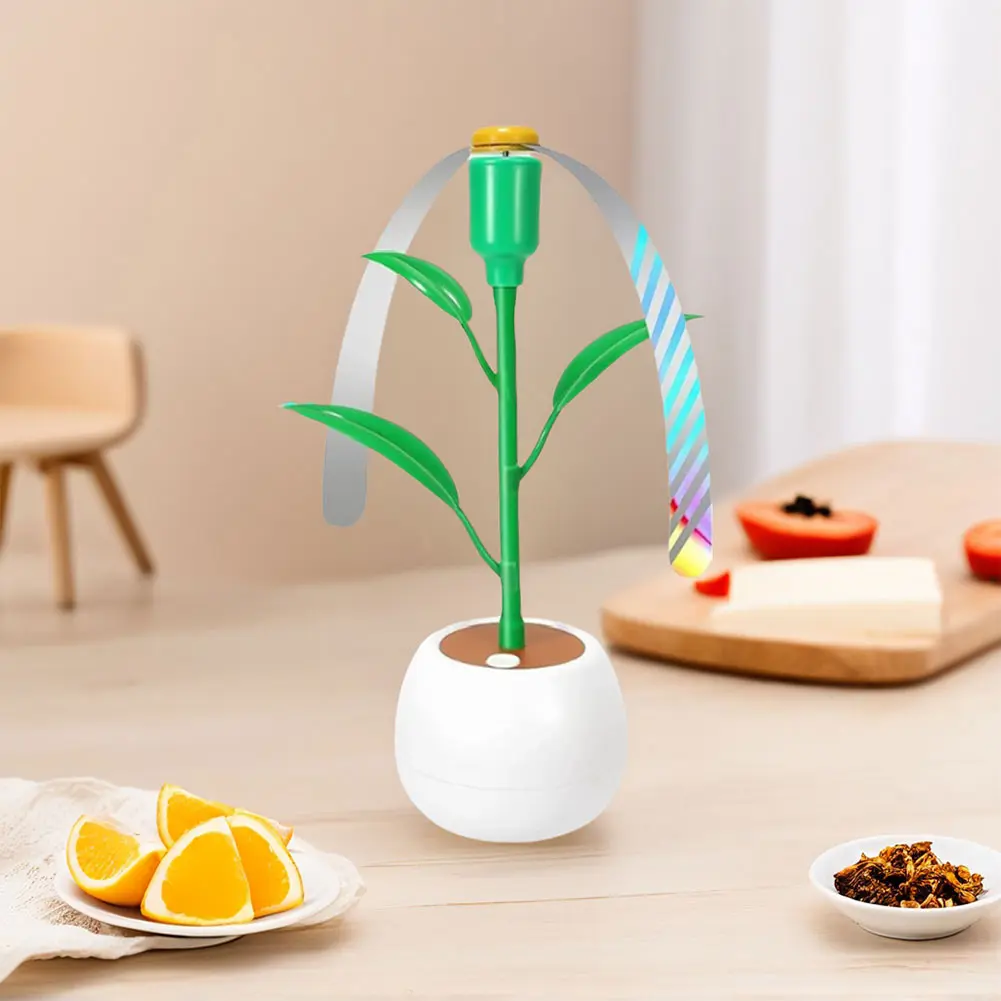 2/1pcs Home Kitchen Fly Repellent Fan Restaurant Party Anti Mosquito Flies Fly Fan Outdoor Picnic BBQ Food Fly Fans Spinner