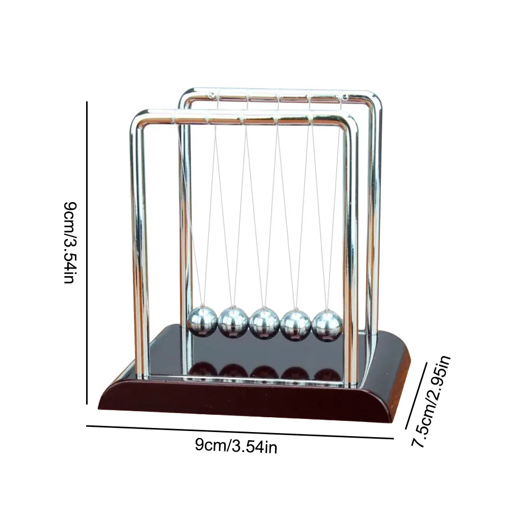 Newtons Cradle Balance Balls School Teaching Supplies Physics Science Pendulum Desk Toy Stress Relief Gifts Home Decoration