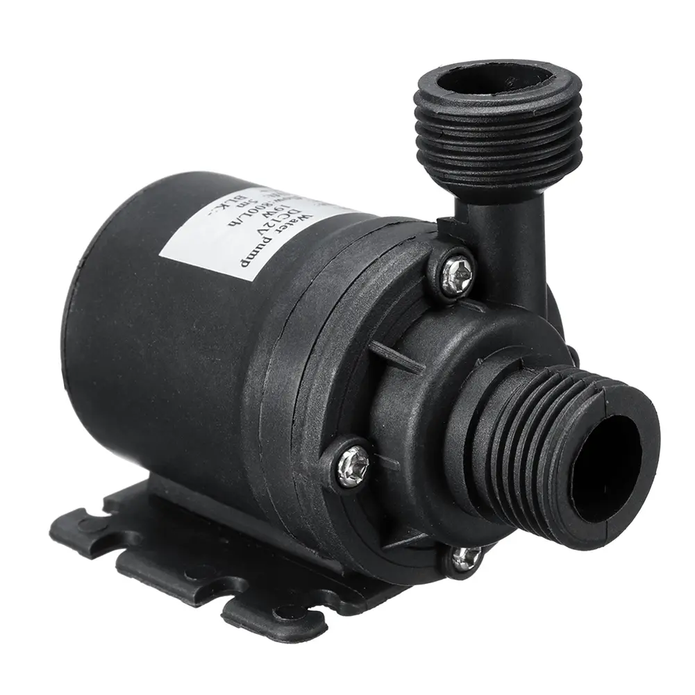 DC 12V/24V Submersible Water Pump 800L/h Water Submersion Pump 5.5 M Brushless Motor for Cooling System Fountains Heater