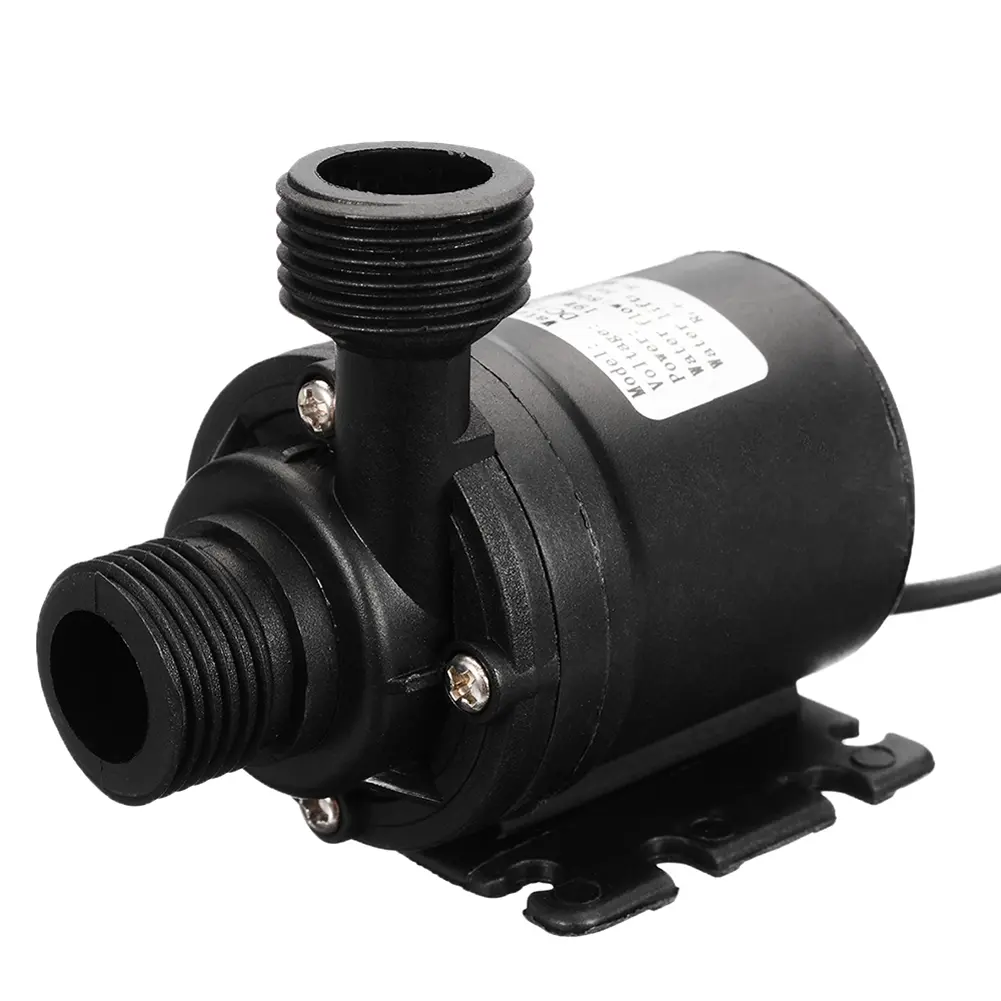 DC 12V/24V Submersible Water Pump 800L/h Water Submersion Pump 5.5 M Brushless Motor for Cooling System Fountains Heater