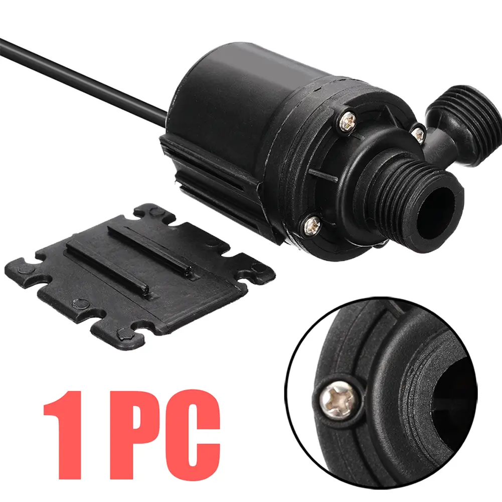 DC 12V/24V Submersible Water Pump 800L/h Water Submersion Pump 5.5 M Brushless Motor for Cooling System Fountains Heater