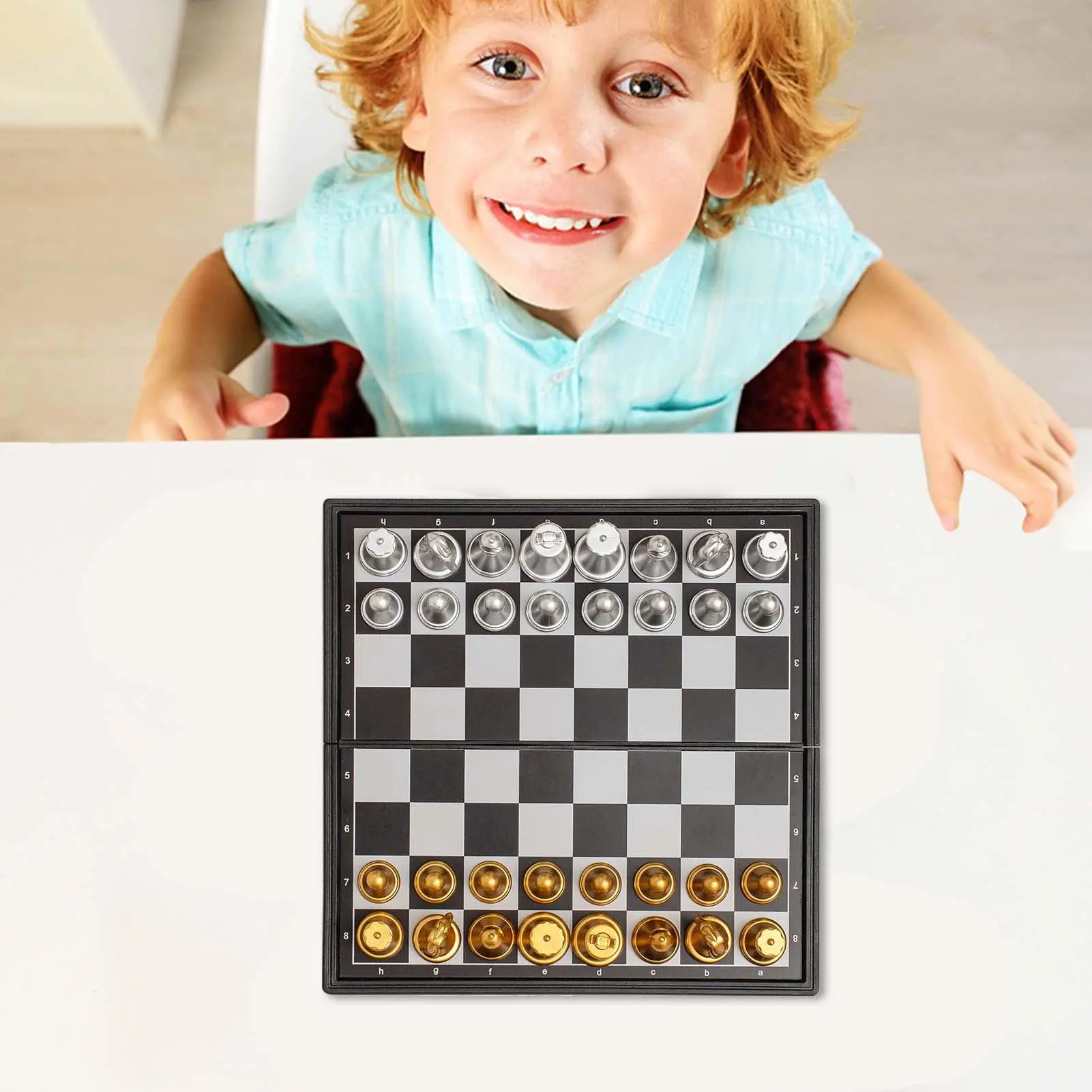 Chess Board Set Magnetic Board Chess Game Set Interactive Logical Thinking Toy Portable Activity For Beginners Teens Students