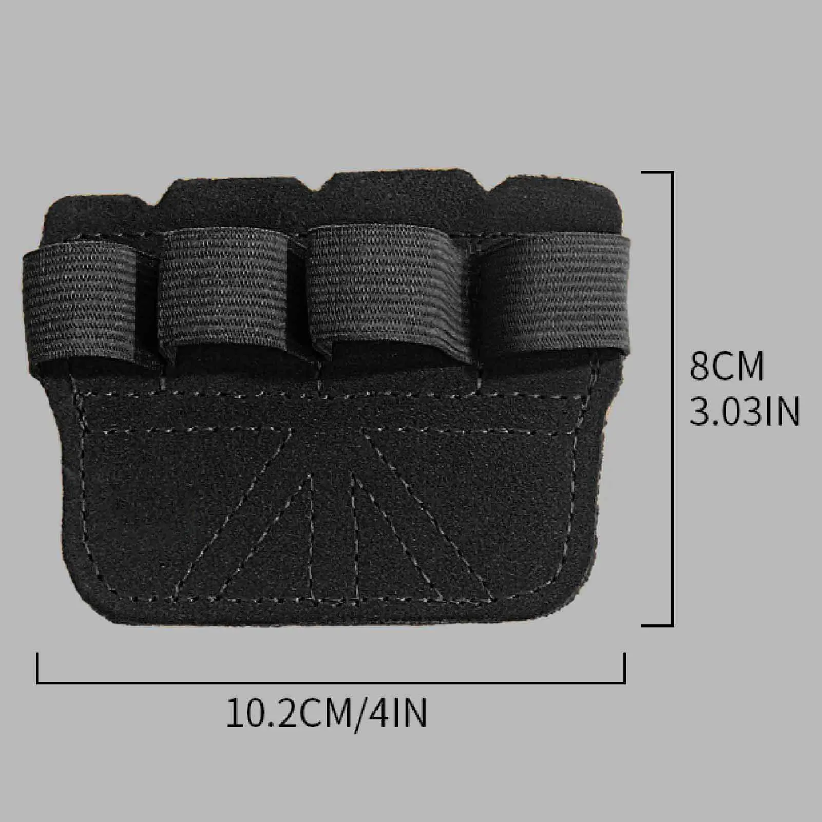 Weight Lifting Gloves Palm Protection Lifting Gloves Anti-Slip Four-Finger Pull Up Mitts Hand Protective Gear For Kettlebell Gym