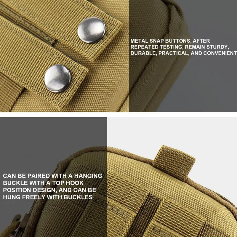 Waist Bag Outdoor Waist Bag Fanny Pack Utility Belt Large Capacity Oxford Phone Case Wallet Pouch With Belt Gadget Pocket For