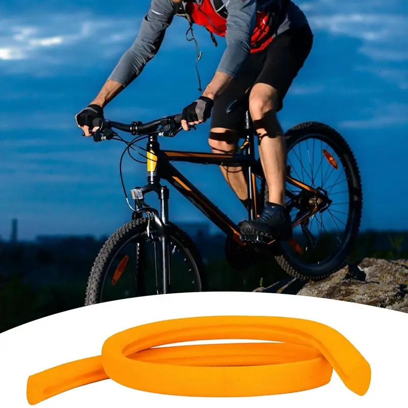 Tire Insert No Flat Cycling Vacuum Tire Rim Mountain Cycling Tubeless Tire Pad External Tire Protection Pad For Gravel Ground