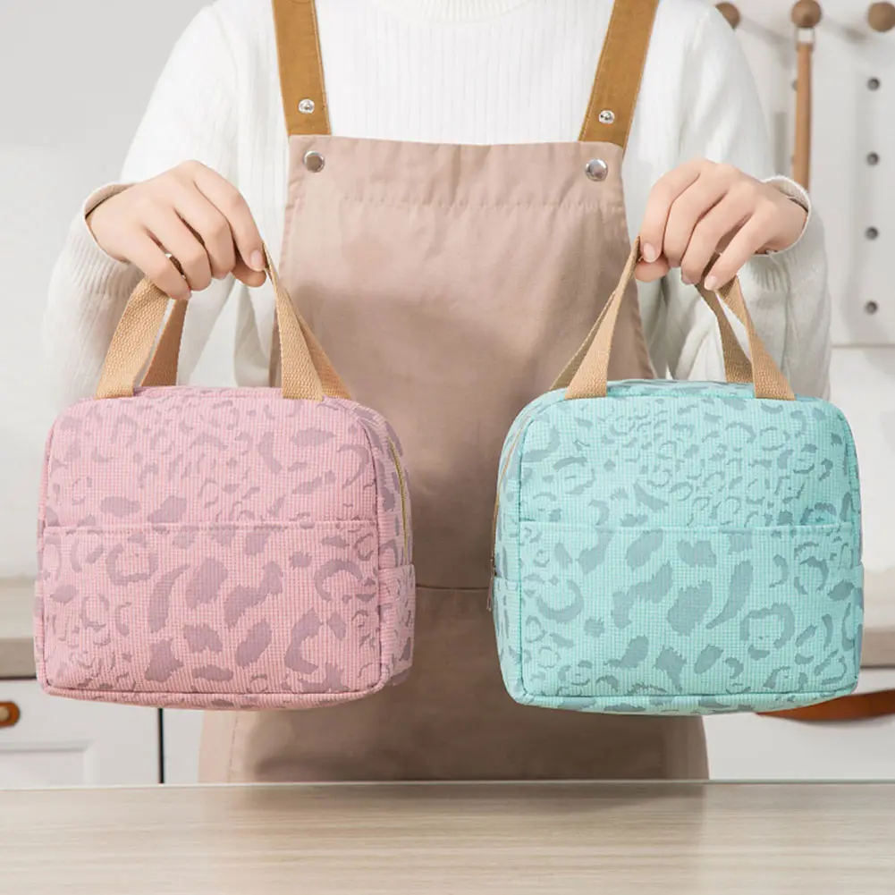 Insulated Lunch Bag Lunch Tote Bag with Aluminum Foil Insulated Lunchbox Bag Multi-Function Large Capacity for Outdoor Travel
