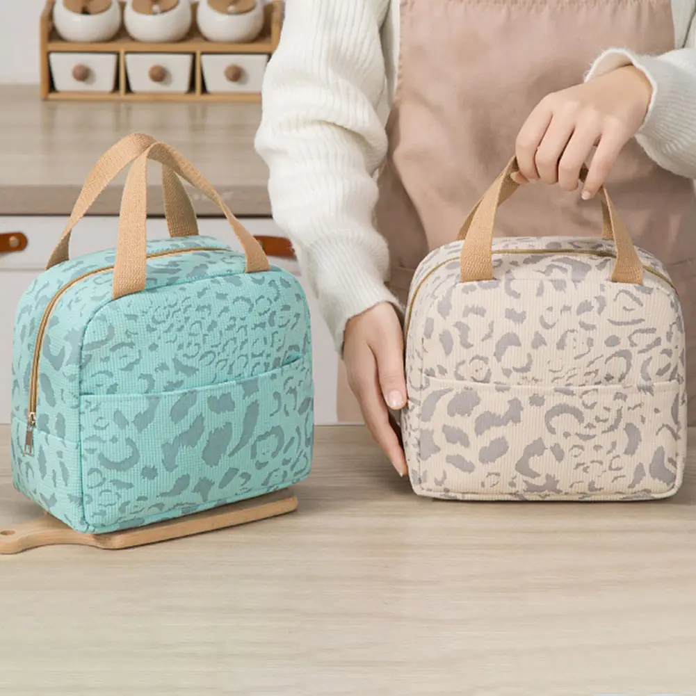 Insulated Lunch Bag Lunch Tote Bag with Aluminum Foil Insulated Lunchbox Bag Multi-Function Large Capacity for Outdoor Travel