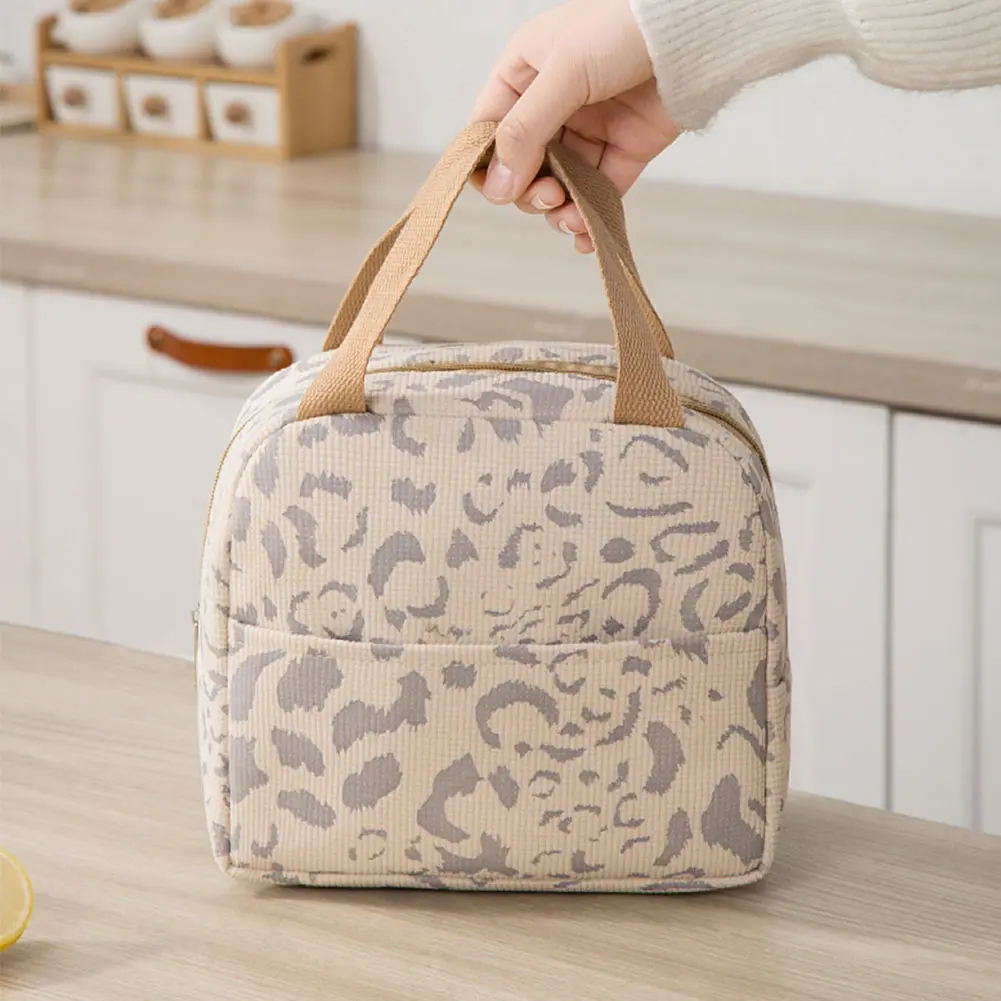 Insulated Lunch Bag Lunch Tote Bag with Aluminum Foil Insulated Lunchbox Bag Multi-Function Large Capacity for Outdoor Travel