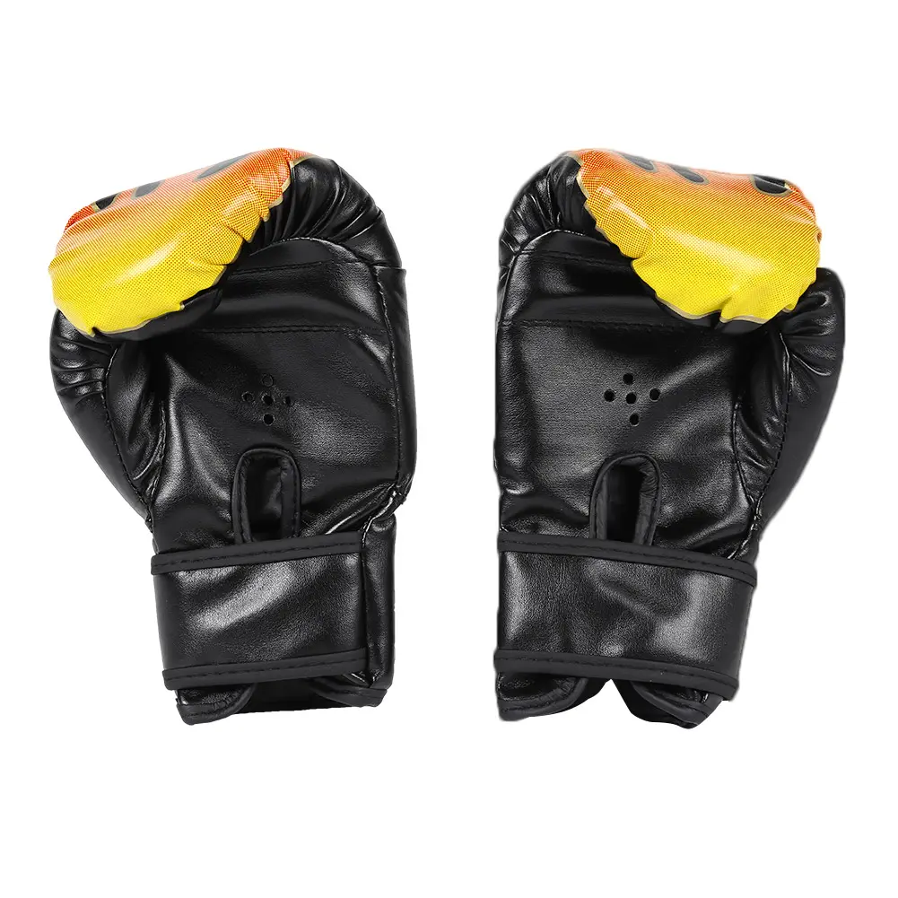 2Pcs Kids Boxing Gloves PU Leather Training Gloves Breathable Muay Thai Mitts Taekwondo Mitts for Boys Girls Youth