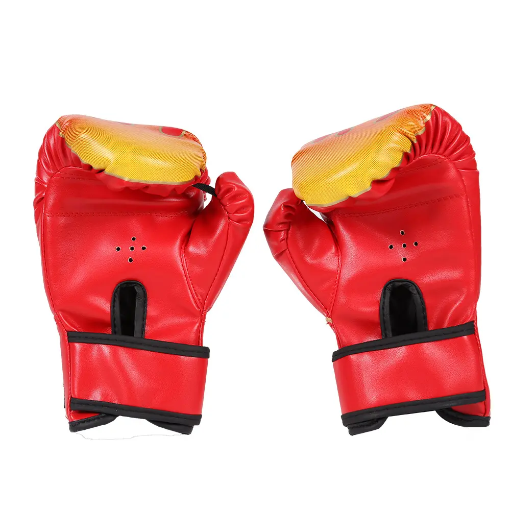 2Pcs Kids Boxing Gloves PU Leather Training Gloves Breathable Muay Thai Mitts Taekwondo Mitts for Boys Girls Youth
