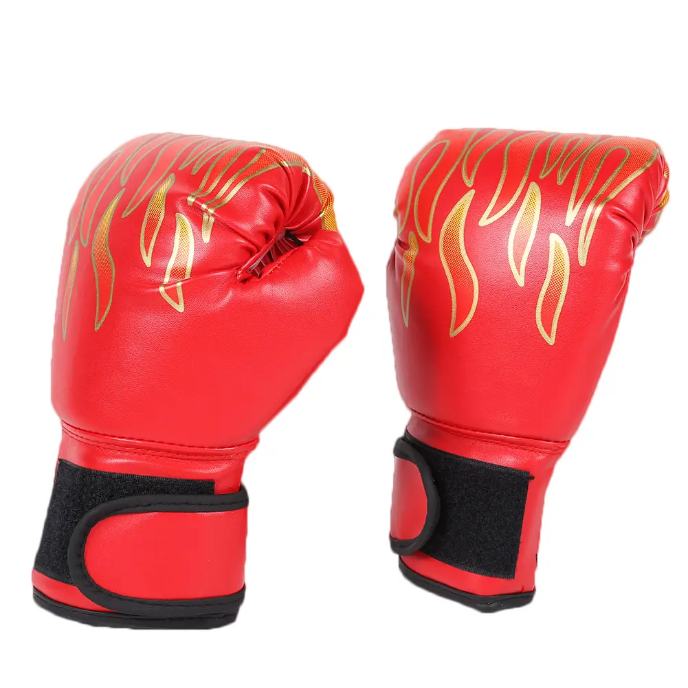 2Pcs Kids Boxing Gloves PU Leather Training Gloves Breathable Muay Thai Mitts Taekwondo Mitts for Boys Girls Youth
