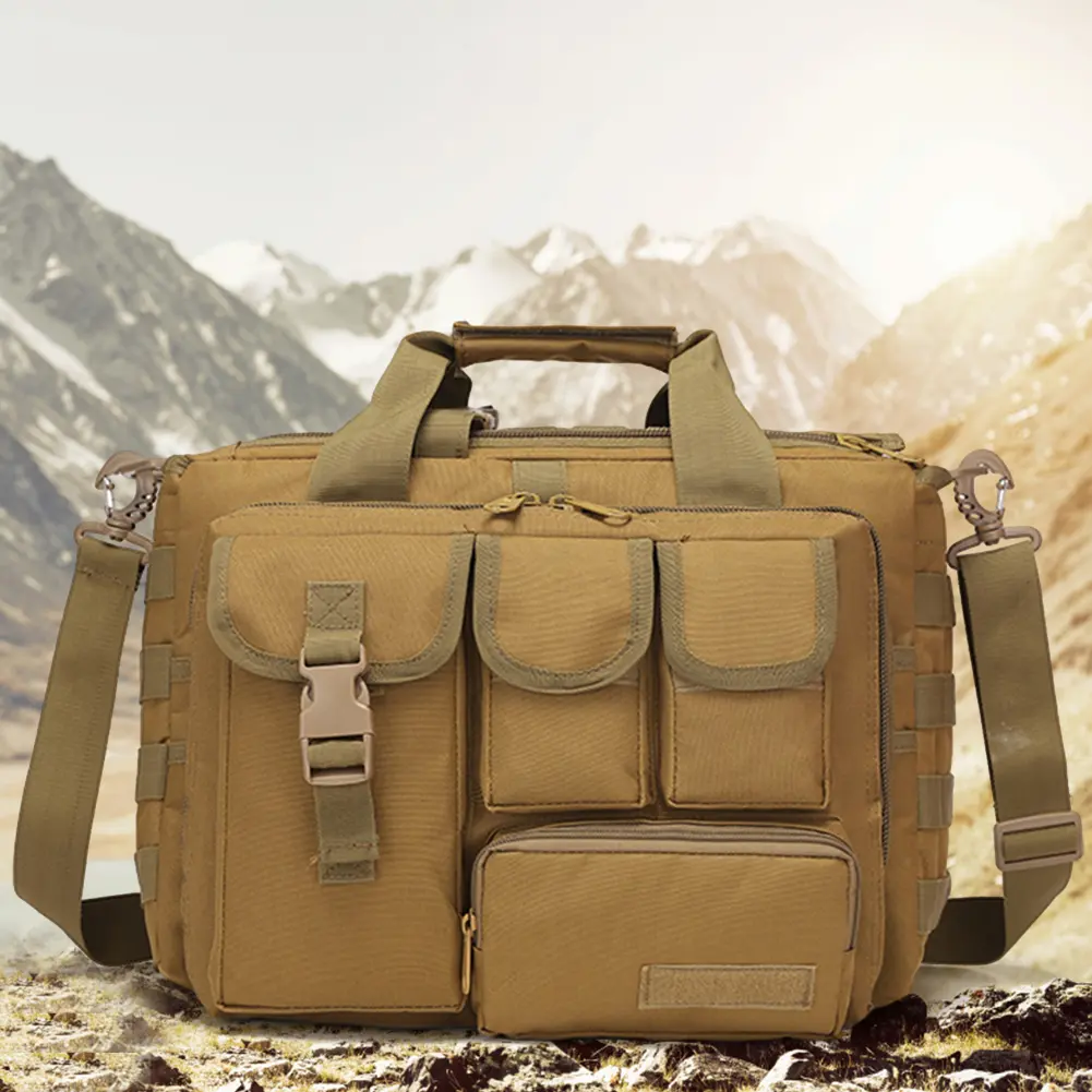 Tactical Messenger Bag Mult-Pockets Military Sling Shoulder Bag Multi-functional MOLLE for Hunting Climbing Cycling