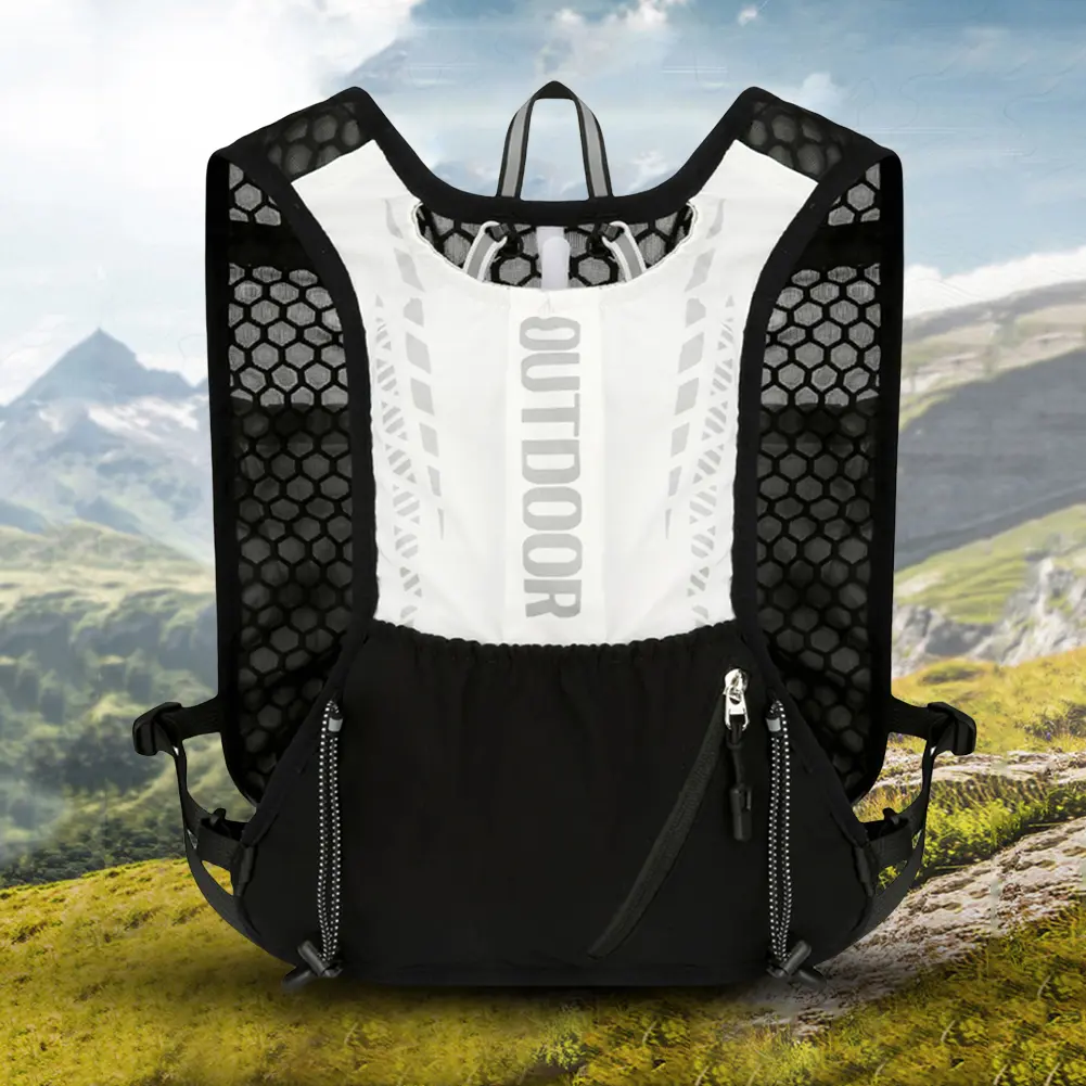 Lightweight Running Vest Waterproof Hydrations Backpack Breathable Outdoors Hydration Pack for Hiking Trail Running