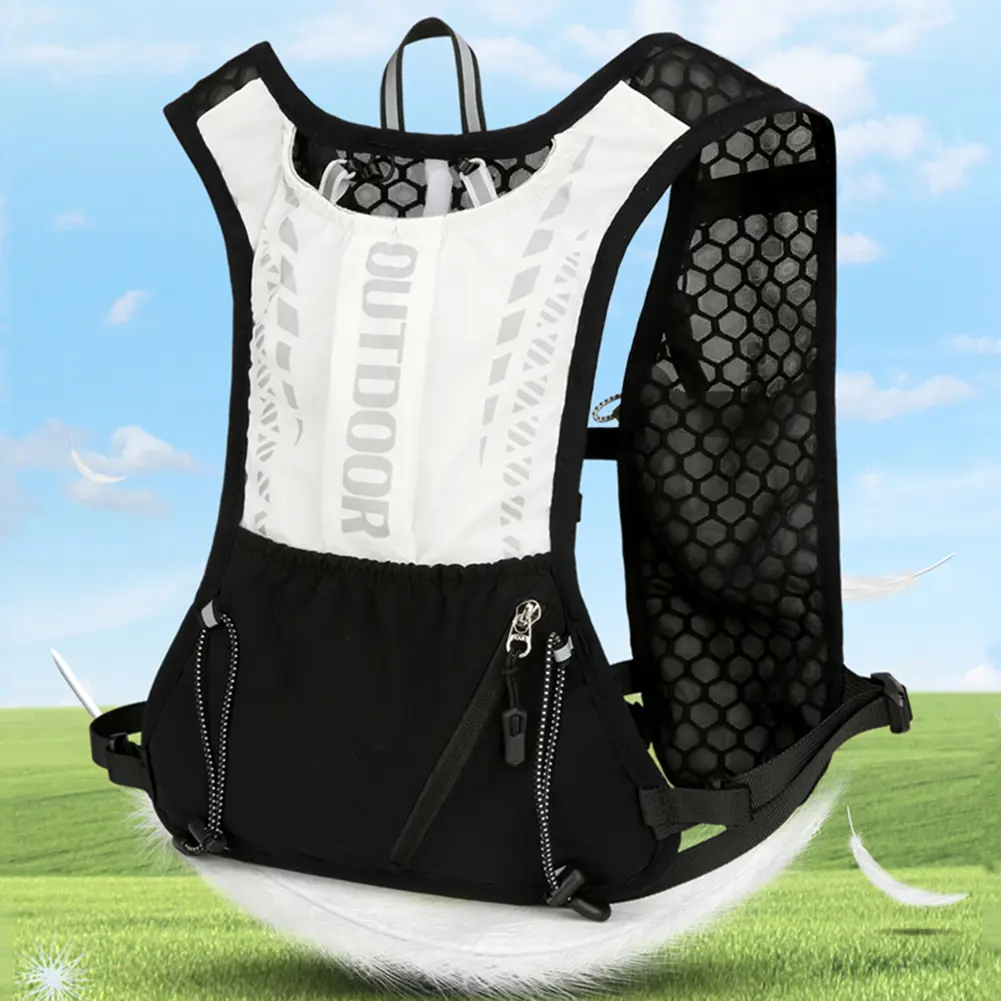 Lightweight Running Vest Waterproof Hydrations Backpack Breathable Outdoors Hydration Pack for Hiking Trail Running