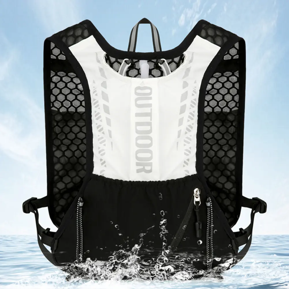 Lightweight Running Vest Waterproof Hydrations Backpack Breathable Outdoors Hydration Pack for Hiking Trail Running