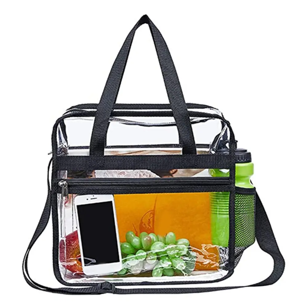 Large Capacity Handbag Portable Transparent Waterproof Shoulder Crossbody Bag Waterproof Travel Portable Pouch