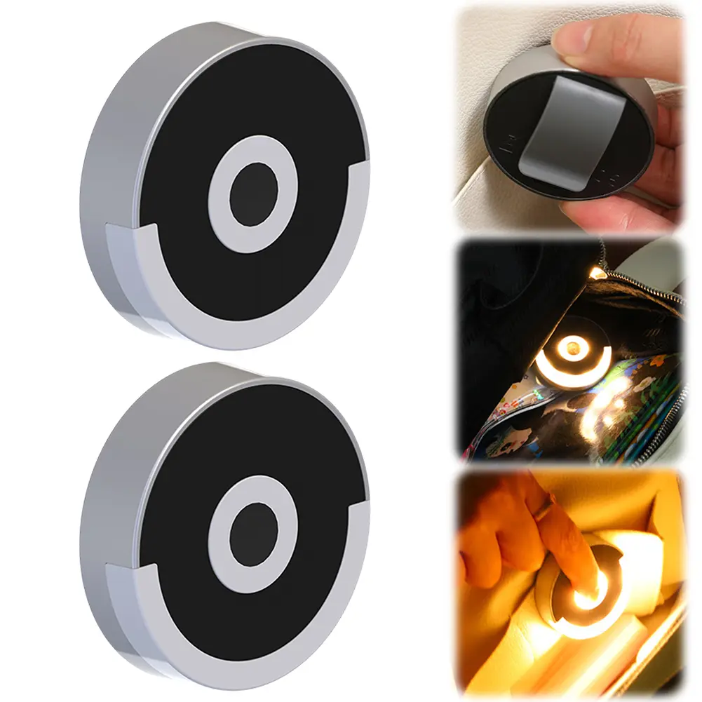 LED Portable Bag Lighting Light with Clip Cosmetic Bag Light Rechargeable Handbag Night Light Makeup Lamp Women Purse Must Haves