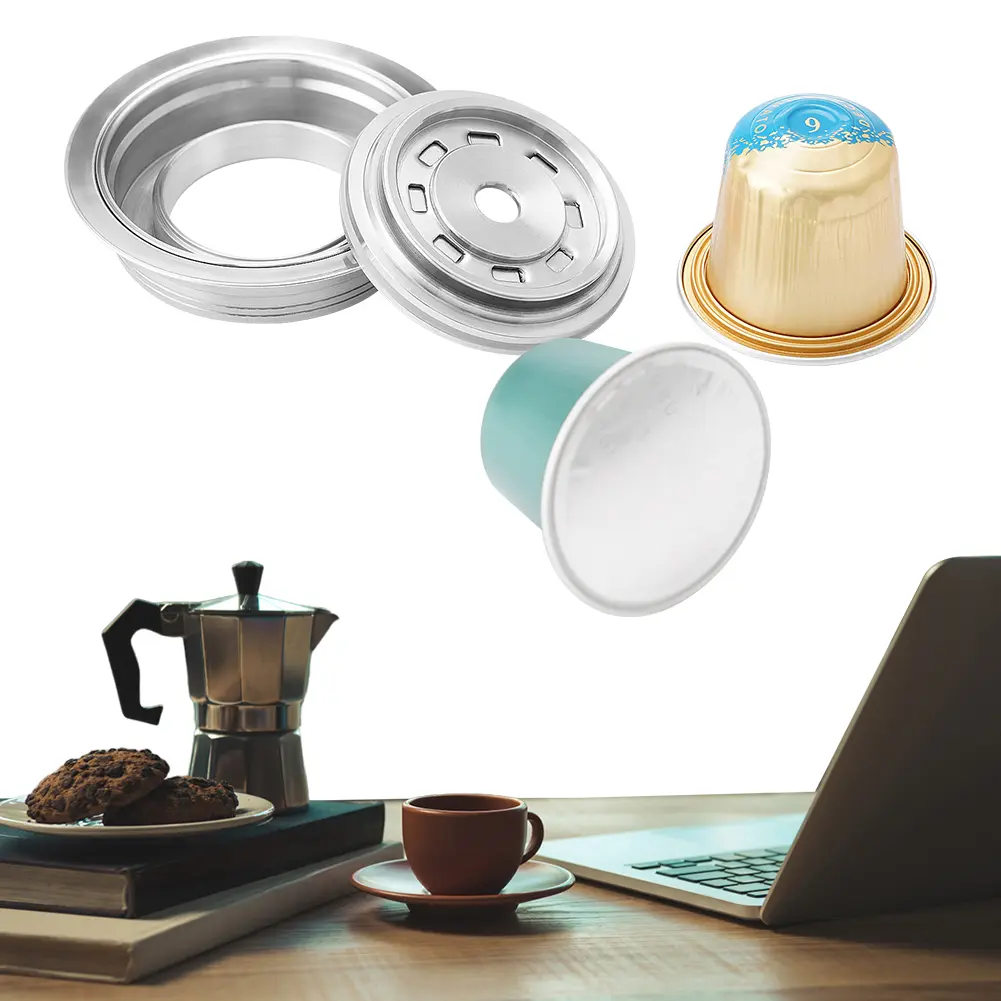 Coffee Pod Converter Stainless Steel Coffee Capsule Adapter DIY Your Coffee Flavor Coffee Pod Adapter for Coffee Making