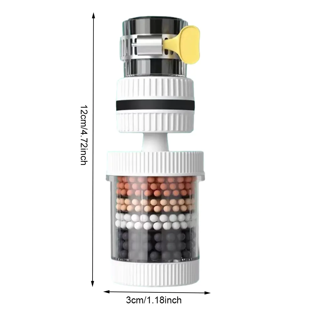 3/2/1pcs Universal Water Filter Anti-splash 360° Rotation Faucet Aerator 6 Layers Splash Nozzle Kitchen Bathroom Mixer Bubbler
