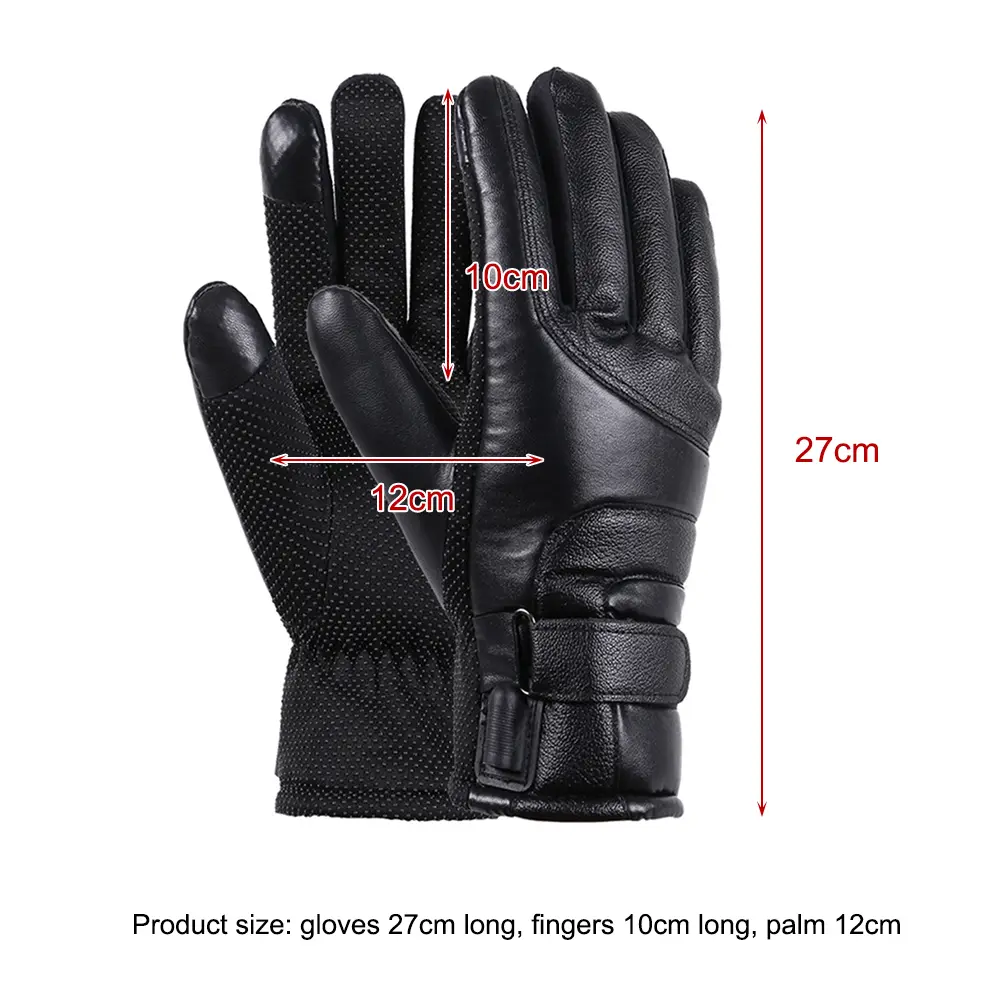 USB Warm Hand Heating Gloves Ergonomics Touch Screen USB Electric Heating Gloves Constant Temperature for Skiing Riding Hiking
