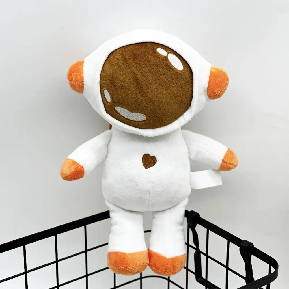 Cute Plush Astronaut Figurine PP Cotton Astronaut Plush Toy 25cm Stuffed Spaceman Toy Soft Spaceman Plushy for Sleeping Soothing