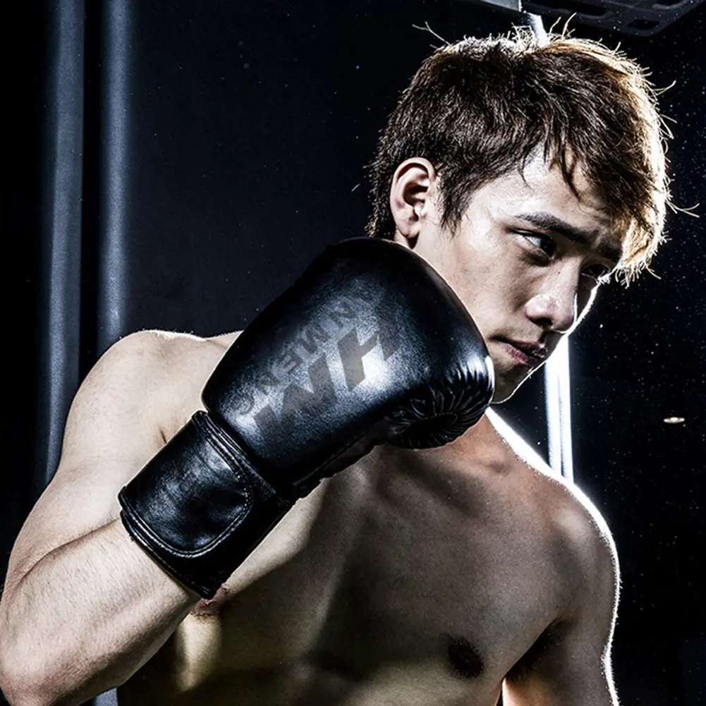 Boxing Gloves Boxing Training Gloves Hook and Loop Closure Training Sparring Gloves Breathable for Kids Adults