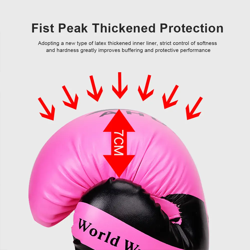 Boxing Gloves Boxing Training Gloves Hook and Loop Closure Training Sparring Gloves Breathable for Kids Adults