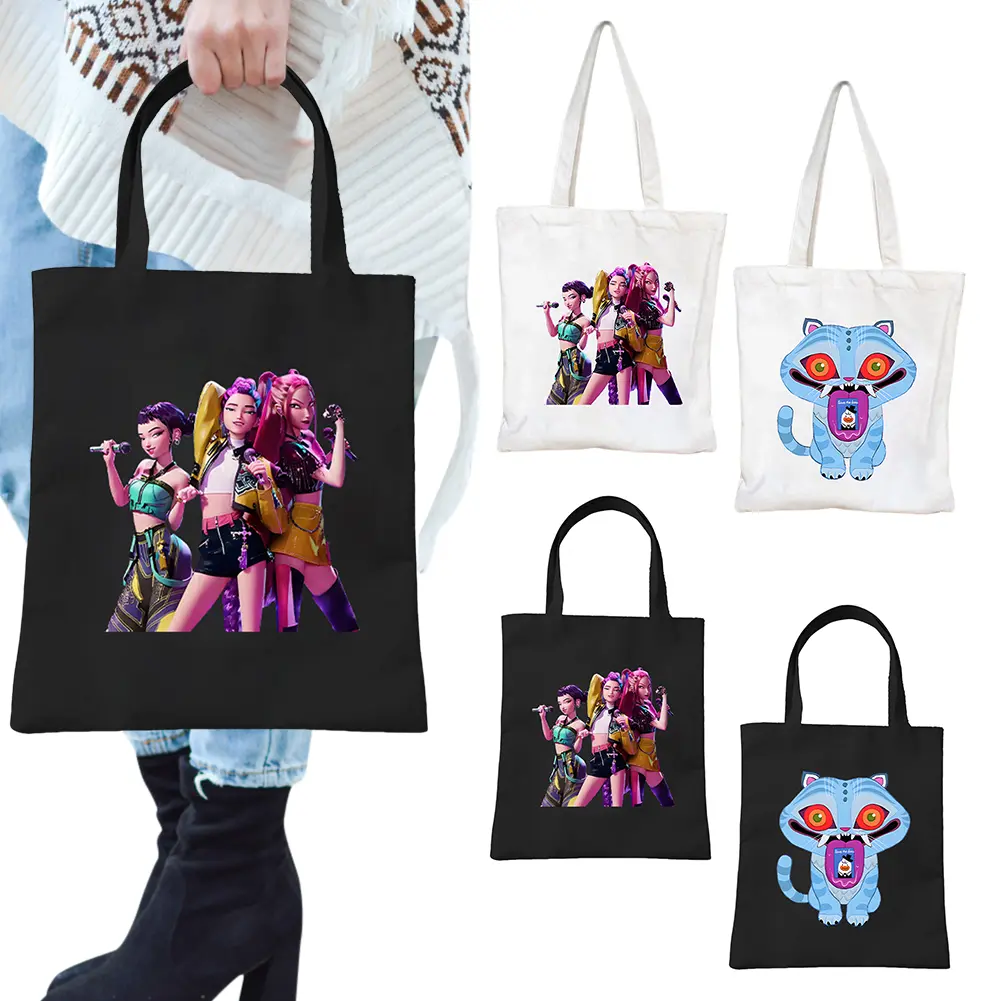 Eco-Friendly Shopping Tote Bag 35*40cm Spacious Shopper Bag Witch Hunt Printed New Kpop Witch Hunt Movie Printed Backpack Unisex