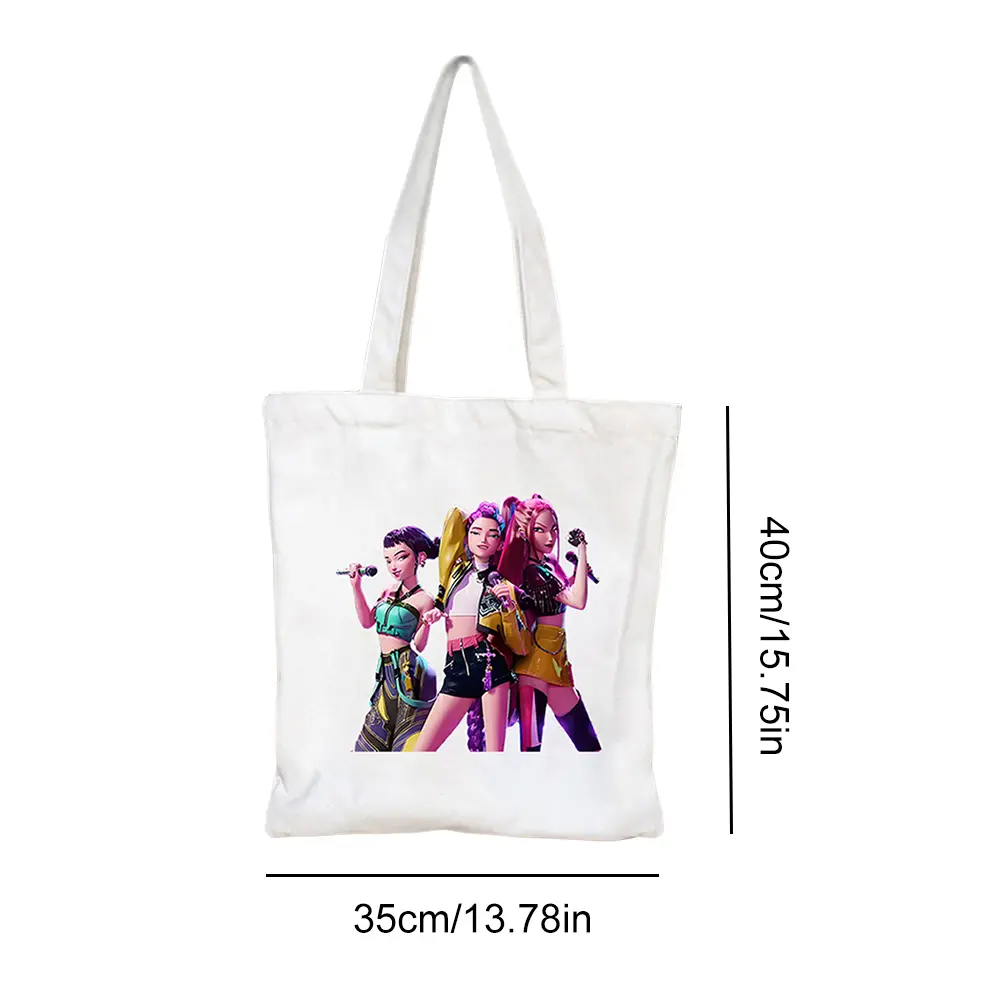 Eco-Friendly Shopping Tote Bag 35*40cm Spacious Shopper Bag Witch Hunt Printed New Kpop Witch Hunt Movie Printed Backpack Unisex