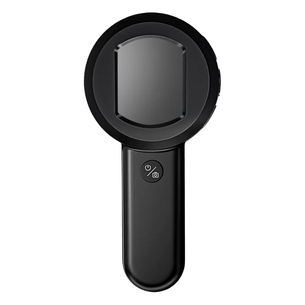 50X Handheld Magnifying Glass with 8 LED Light Rechargeable Portable Magnifier for Seniors Low Vision Books Detailed Inspection